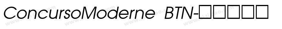 ConcursoModerne BTN字体转换